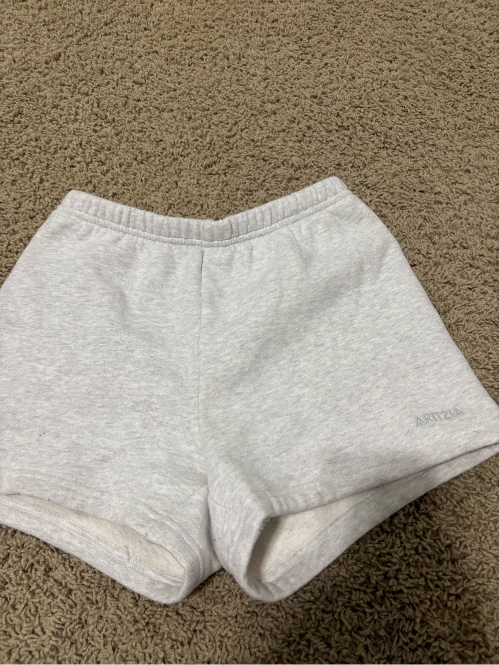 Aritzia Heather Light Gray Women's Athletic Lounge Shorts